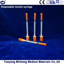 Seringas descartáveis ​​da insulina das seringas 0.3cc da insulina das seringas da insulina 0.5cc da insulina (ENK-YDS-032)